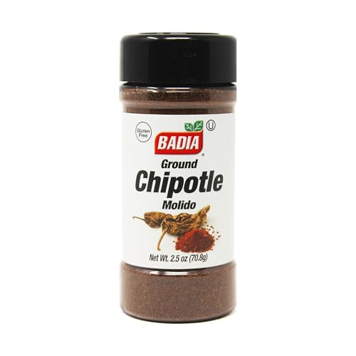 Badia Ground Chipotle, 2.5 Oz – Smoked Chili Powder For Bold, Spicy & Savory Dishes