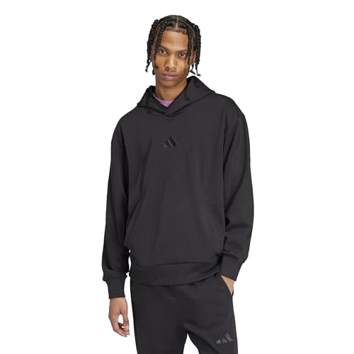 Image of adidas mens All Szn Fleece Loose Hoodie