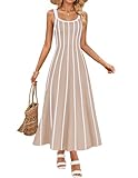 US Size: Small=US 4-6, Medium=US 8-10, Large=US 12-14, X-Large=US 16-18. Please note that this dress is made from a thicker knit fabric, providing a cozy and structured fit. With its captivating deep U-neck design and striking striped pattern, the A ...