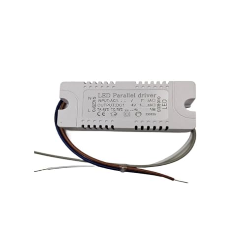 HEPBAK Living Room Chandelier Driver Two-Wire Parallel Three-Wire Ceiling lamp Square Three-Color dimming 24V Ballast (Color : Square Two Wire 1.8A)