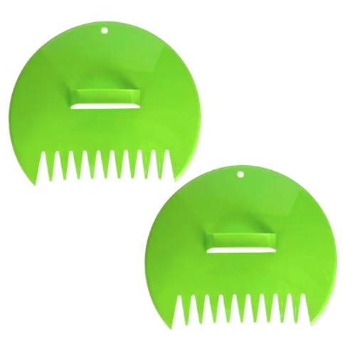 Image of Kraft Seeds Garden Tool Hand Leaf and Grass Collector Lawn Claw Leaf Scoop, Lightweight Plastic Rake for Garden Cleaning, Lawn Care, Yard Work & Outdoor Use