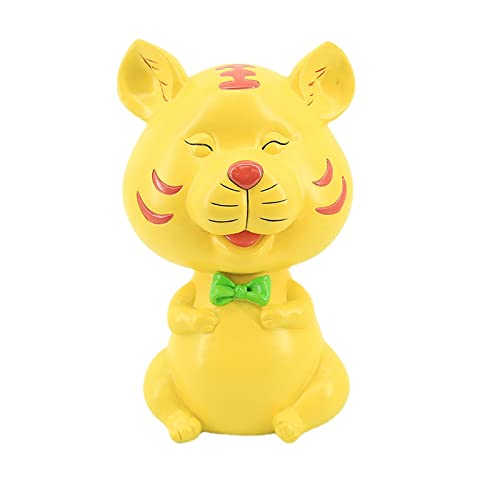 Figurines de zodiaque tigre pour décorations de jardin extérieur résistantes