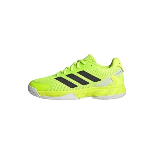 adidas Ubersonic Kids Tennis Shoes Chaussures, Lucid Lemon/Core Black/Zero met, 33 EU