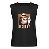Vest Tank Popcorn Sutton of Disobey Men's Sleeveless T Shirt Black XXL