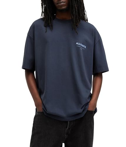Image of AllSaints Men's Underground Oversized Short Sleeve Crew Neck Shirt