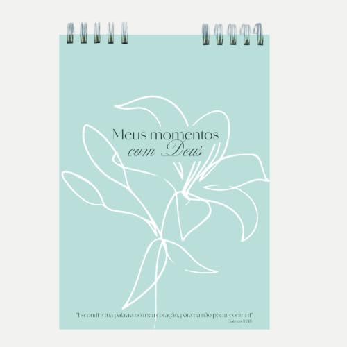 Caderno devocional de anotações bíblicas momentos com Deus 15x21 ...