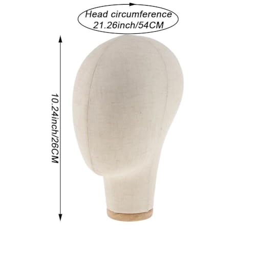 Soporte de cabeza de maniquí Sanfly para exhibir pelucas con base estable 6