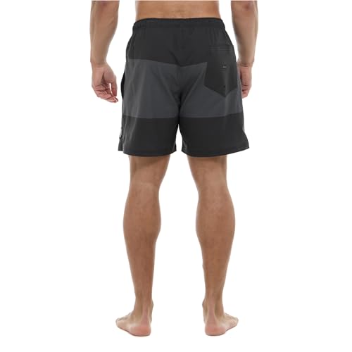 Eidon Young Men's Triplex 17 Inch Length, Elastic Waist Volley Swim Trunk4