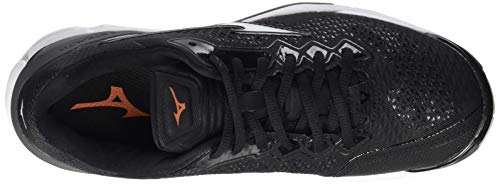 Mizuno Women\'s Handball Shoe, Black White Ebony, 9