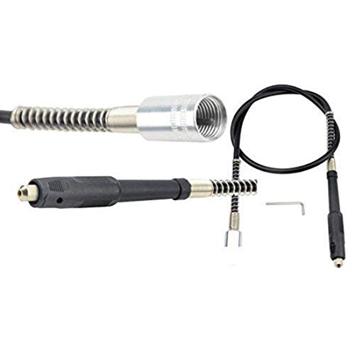 Image of DIY Crafts Pattern No # 11, Black Silver F, 108cm * 2cm for Dremel 3000 4000 Electric Drill Rotary Grinder Tool Attachments Flexible Shaft Fits (Pattern No # 11, Black Silver F)