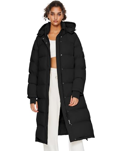 Amazon.com: Orolay Women's Maxi Puffer Jacket Winter Warm Down