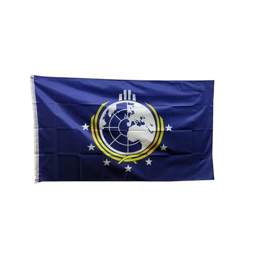 Stormflag Super Erde Flagge 90 X 150 cm,Home Office Party Dekor, 90g Polyester mit zwei Ösen und doppelt genäht.