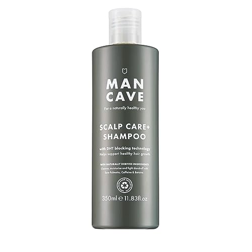 ManCave Shampoing Hommes Soin Cuir Chevelu 350 ml, Bloqueur...