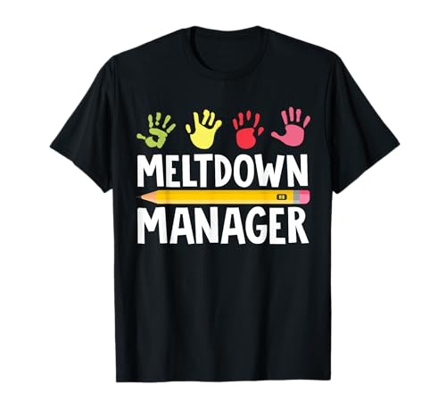 Gerente de Meltdown de cuidado infantil Proveedor de guardería Camiseta