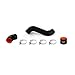 Mishimoto MMICP-MUS4-15CWBK Intercooler Pipe Kit Compatible With Ford Mustang EcoBoost 2015+ Wrinkle Black