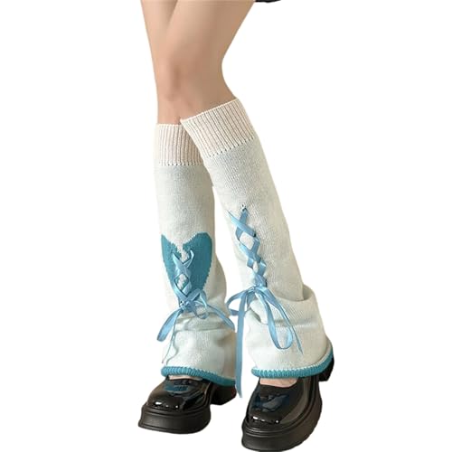 Image of Goth Leg Warmers Women Japanese Gothic Y2k Harajuku Grunge Emo Punk 80s