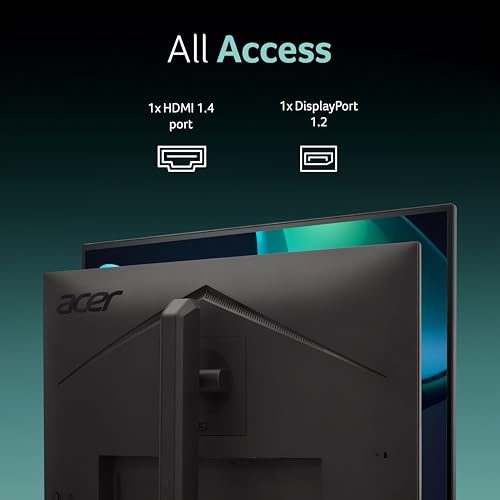 Image of Acer Vero B277 G 27 Inch IPS FHD Monitor | 120Hz AdaptiveSync | ErgoStand Tilt /Swivel /Pivot /Height Adjust | TUV Low Blue Light | VisionCare 2.0 | HDMI + DP Ports | TCO /EPEAT Gold | 85% PCR Eco Design