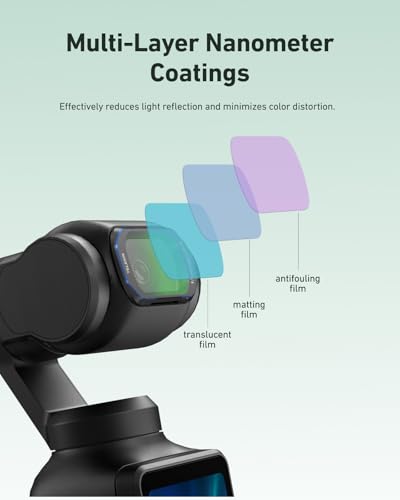 Filtre magnétique à diffusion 1/4 adoucit peau pour Osmo Pocket 3