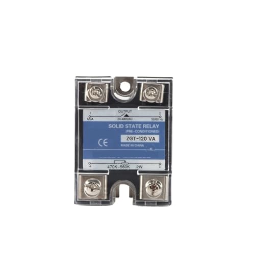 Relais de tension SSR-120VA sans usure avec dissipateur pour stopper la surchauffe