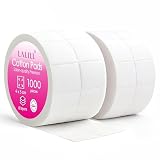 LALILL Pads per Unghie 1000 Pezzi – Salviette Senza Pelucchi 8 Strati – Dischetti Nail Cleaner per Gel, Semipermanente, Acrilico, Acetone, Remover – Accessori per Manicure e Nail Art
