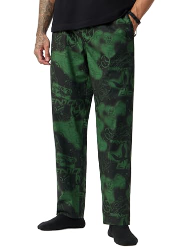Vêtement Ben 10 homme coupe droite en coton léger noir et vert Alien Force