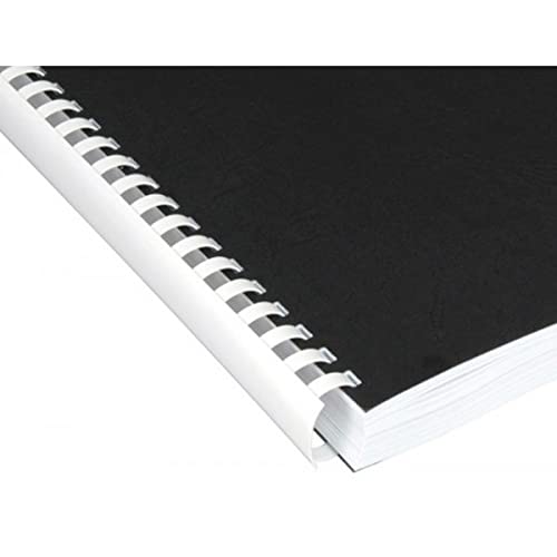 CANUTILLO Q-CONNECT REDONDO 22 MM PLASTICO BLANCO CAPACIDAD 200 HOJAS CAJA DE 50 UNIDADES