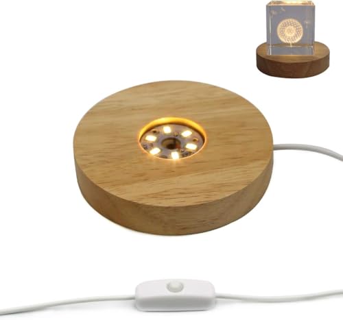 Mintso Wood Led Light Display Base