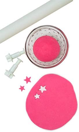 Sugar Alchemy® Fondant or Sugar Paste: 300g Pink (Gold, 9 Colors, 4 Flavors & Sparkle Range, ₹140-550)