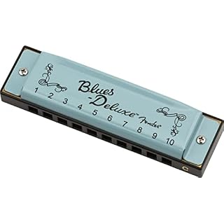 Fender Blues Harmonica Deluxe Touche de Do Bleu Daphné - Les Beatles, Paul McCartney, John Lennon, RIngo Starr, George Harrison Fender Blues Harmonica Deluxe Touche de Do Bleu Daphné – Image 4