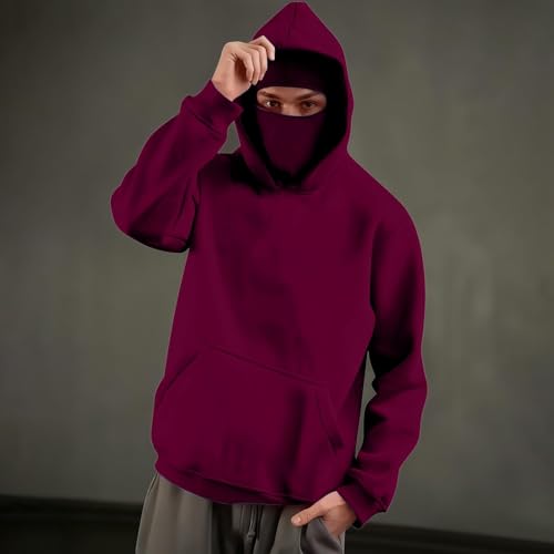Sudadera forro de esquí hombre contra el viento con chaqueta protección solar vino 2