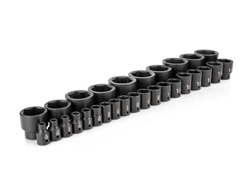 Image of TEKTON 1 /2 Inch Drive Impact Socket Set, 29-Piece | SID92006