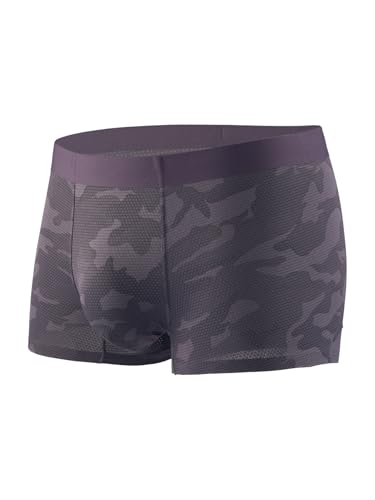 Men's Boxer Briefs Soft Breathable Moisture-Wicking Tagless Underwear