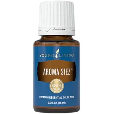 مزيج الزيوت العطرية Young Living Aroma Siez | 15 مل | رائحة مهدئة ومنعشة ومريحة | مثالية للتدليك والاستخدام الموضعي | مزيج اللافندر والنعناع والريحان | الزيوت العطرية الفاخرة