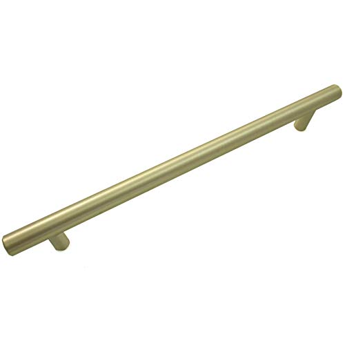Laurey 87404 - 7.5 Inch - 192mm Melrose Cabinet Hardware Bar Pull - Satin Brass - Pack of 10