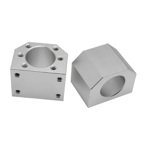 Support d'écrou DSG20H en aluminium usiné pour vis à billes série SFU20