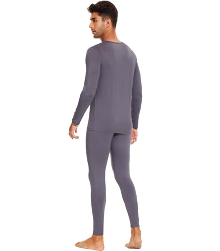 WiWi Thermal Underwear for Men Bamboo Viscose Long Johns Set Soft Warm Base Layer Lightweight Top and Bottom Sets S-XXL - Image 3