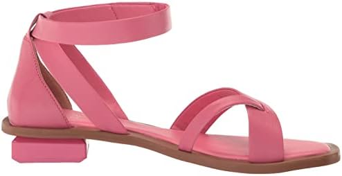 Franco Sarto Womens Parker Ankle Strap Sandal Peony Pink Leather 10 M | Image 5