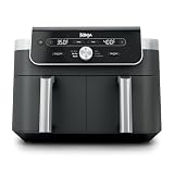 Ninja DualZone Air Fryer, 10 Qt, 6-in-1, Grey, DZ901