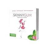 Skinny Gum Sugar-Free Chewing Gum with Natural Mint Flavor-Garcinia Cambodia-Plastic-Free, Zero Calorie, Plant-Based