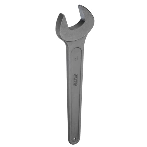 HARFINGTON Single Open Ended Spanner Wrench 41mm (1 5/8-inch) Thicken Carbon Steel Open End Wrench Tool for Automotive Repair and Furniture Assembly Grey