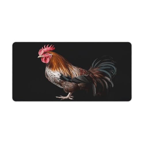 Alfombrilla de escritorio grande Animal Cockerel con base antideslizante