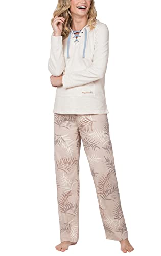 Margaritaville Pajamas For Women Cotton - Poplin Womens Pajama Sets, Tan, S 4-6 #TOP2