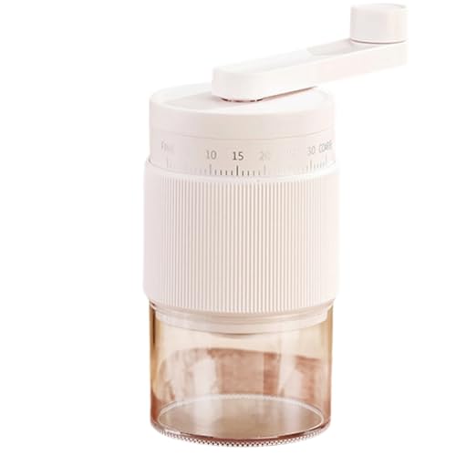 Hipzeepo Molinillo de Café Manual con 35 Velocidades Ajustables, Portátil, con Manivela, Apto para Espresso. B