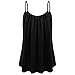 7th Element Plus Size Tank Tops for Womens Camisoles Cami Loose Fit Sleeveless Summer Dressy Shirts Blouse 2025 Summer(Black,3X)