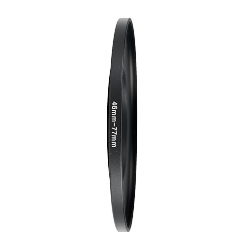 Image of 46-77mm Step-Up Ring Adapter, 46mm to 77mm Step Up Filter Ring for 46mm Lens Install 77mm ND CPL UV Camera Lens Filter(46mm-77mm)