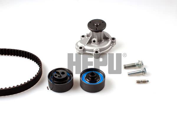 Pompe à eau et courroie de distribution HEPU PK03723 Opel Astra H Caravan GTC