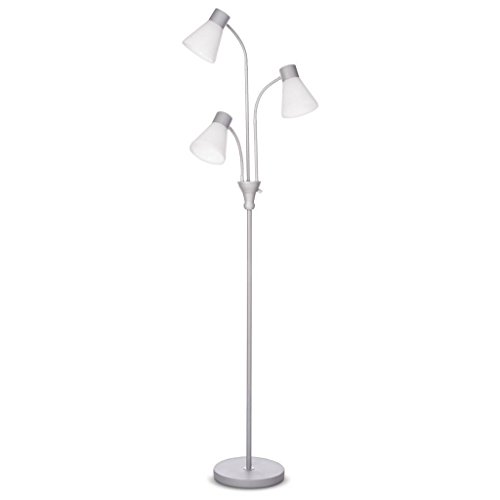 Room Essentials Multihead Floor Lamp, White