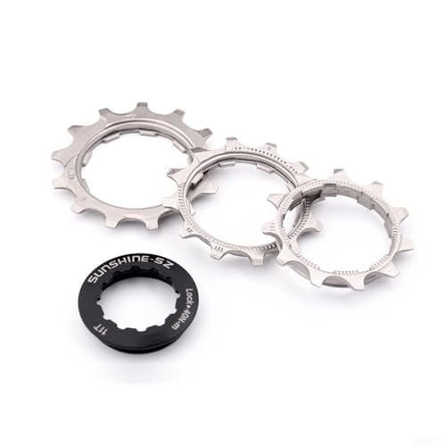 ZiStarlilife Rueda libre para bicicleta de montaña con nuevo diseño de dientes estrechos anchos, proporcionando una durabilidad superior y estabilidad de la cadena en paseos, fácil de instalar y