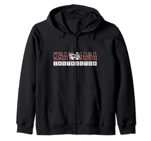 Krav Maga difesa combattimento lotta istruttore Krav-Maga Felpa con Cappuccio