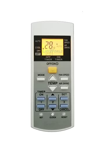 Image of LipiWorld 29 AC Remote Control with Display Light (Old Exactly Same Will Only Work) Compatible for Panasonic AC Remote with Backlight